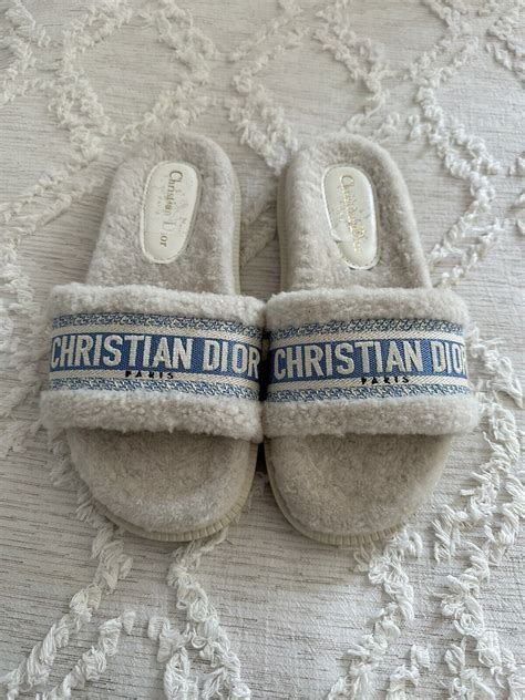 authentic unisex Christian Dior slides